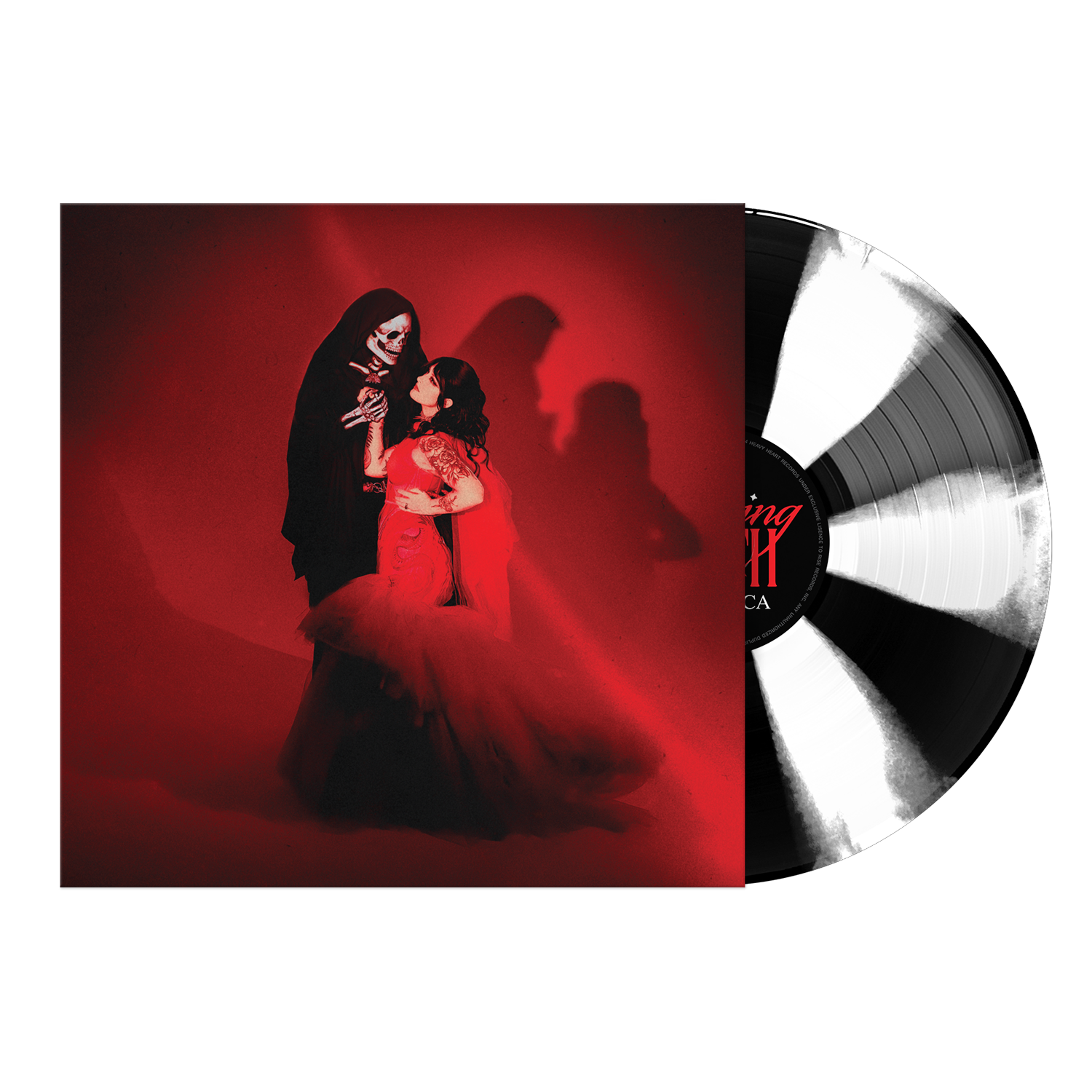 Kissing Death Vinyl - Black & White Cornetto