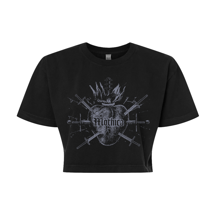 Mothica - Sacred Heart Crop Top