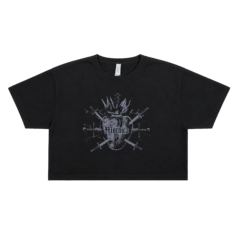Mothica - Sacred Heart Crop Top